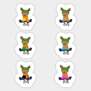 Reindeer Gamer Pack Sticker